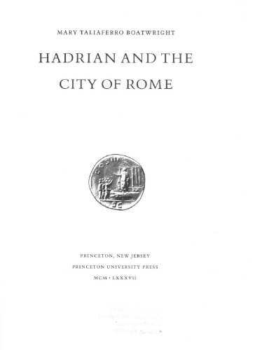 Hadrian and the City of Rome