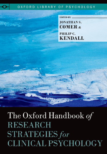 The Oxford Handbook of Research Strategies for Clinical Psychology