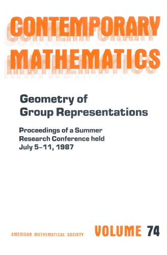 Geometry of Group Representations: Proceedings