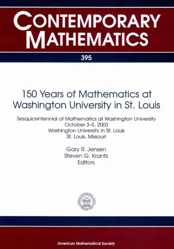 150 Years of Mathematics at Washington University in St. Louis