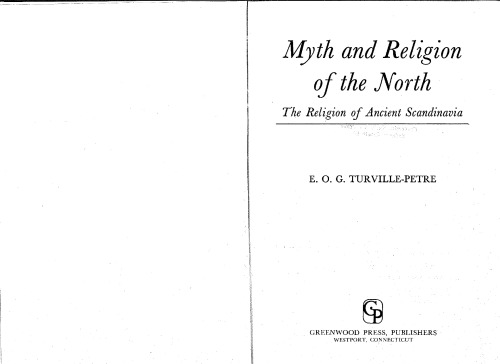 Myth and Religion of the North: The Religion of Ancient Scandinavia