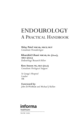 Endourology: A Practical Handbook