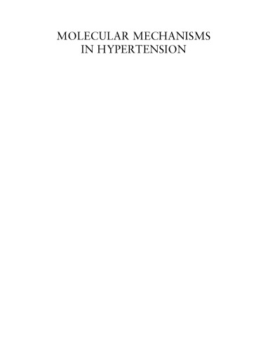 Molecular Mechanisms in Hypertension