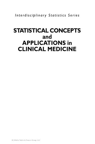 Statistical Concepts and Applications in Clinical Medicine