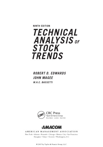 Technical Analysis of Stock Trends, Ninth Edition