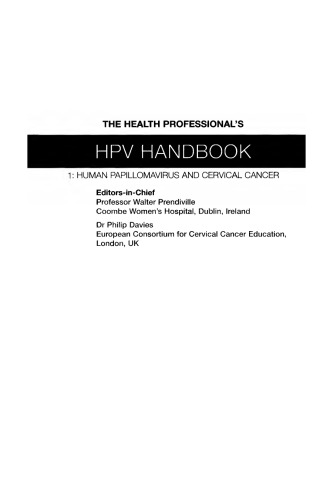 The Health Professional's HPV Handbook: Human Papillomavirus and Cervical Cancer