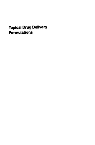 Topical Drug Delivery Formulations