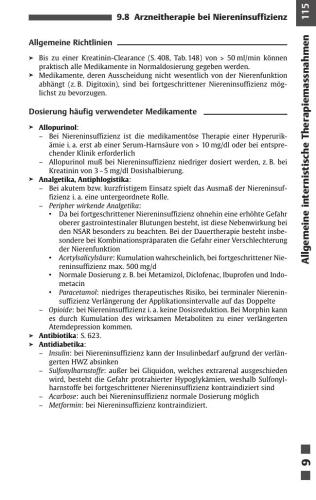 Checklisten der aktuellen Medizin, Checkliste Innere Medizin