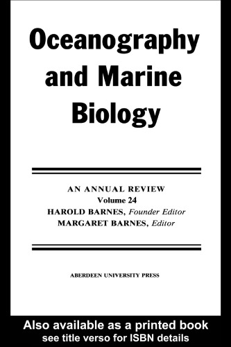 Oceanography and Marine Biology, Vol. 24