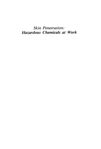 Skin Penetration: Hazardous Chemicals At Work