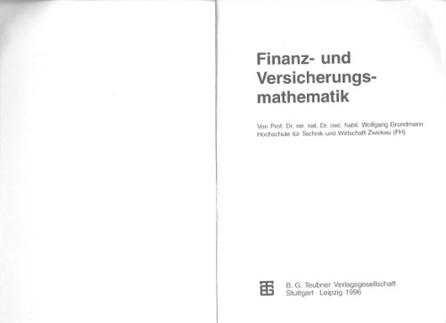 Finanz- und Versicherungs-mathematik