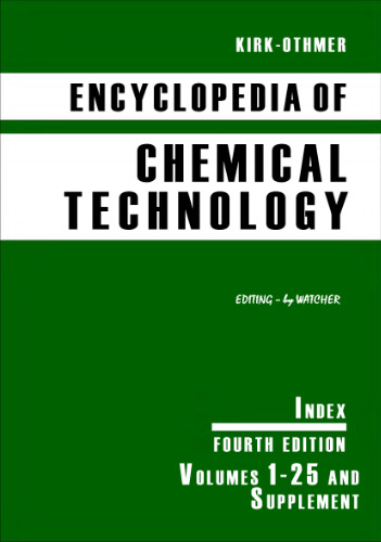 Encyclopedia of Chemical Technology