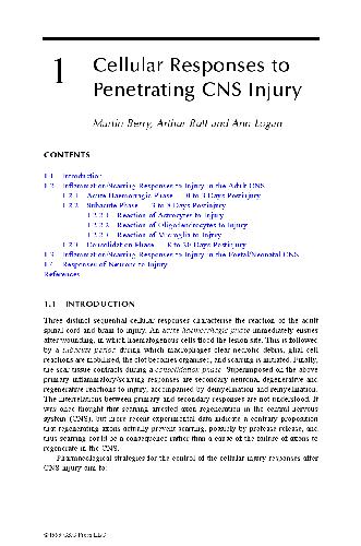 CNS Injuries Cellular Responses and Pharmacological Strategies Pharmacology & Toxicology