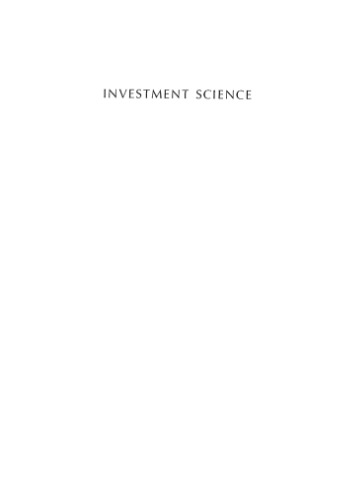 Investment science