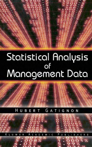 Statistical Analysis of Management Data