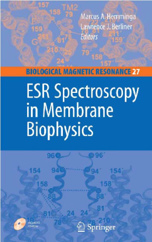 ESR Spectroscopy in Membrane Biophysics