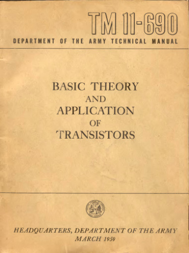 Basic Theory and Application of Transistors