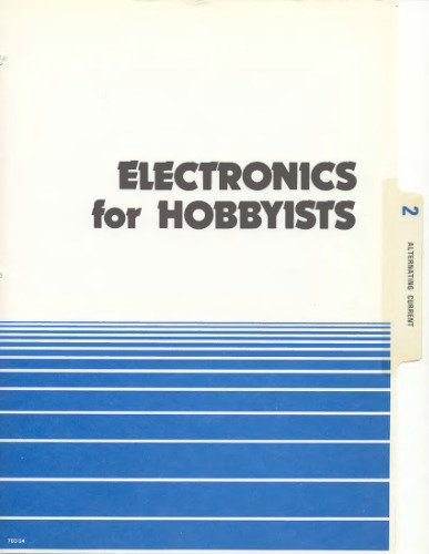 Electronics for Hobbyists (Unit 2. Alternating Current)