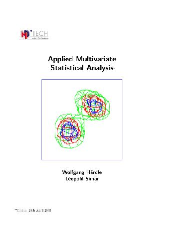 Applied Multivariate Statistical Analysis