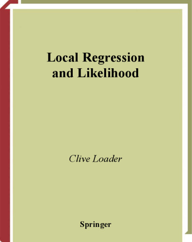 Local Regression and Likelihood