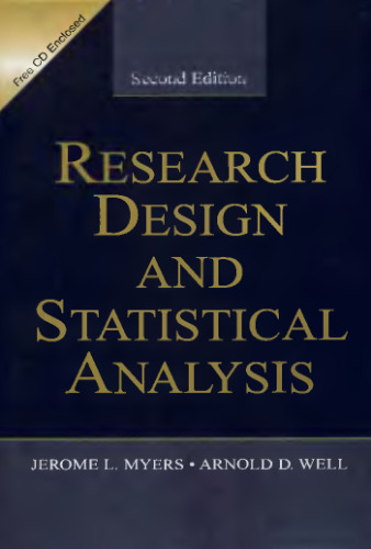 Research Design and Statistical Analysis