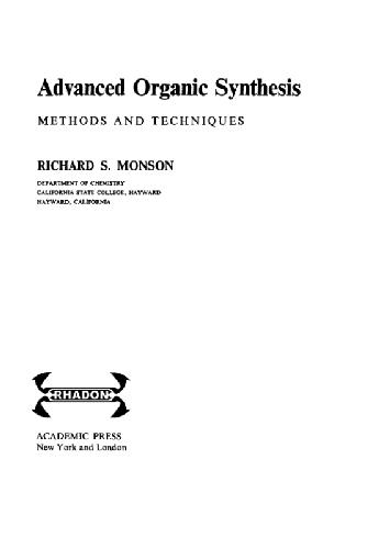 Advanced Organic Synthesis