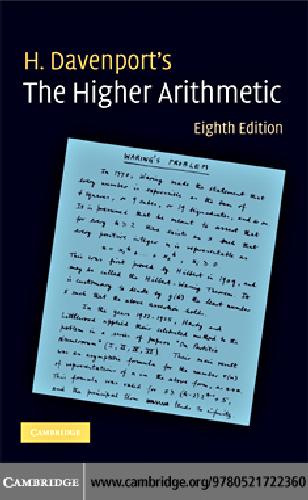 The Higher Arithmetic: An Introduction to the Theory of Numbers