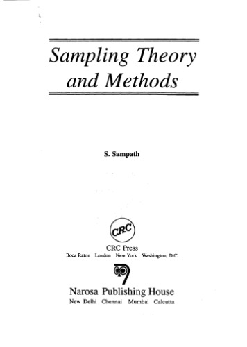 Sampling theory and methods