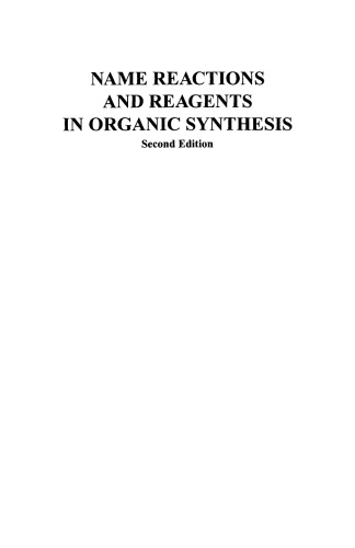 Name Reactions and Reagents in Organic Synthesis