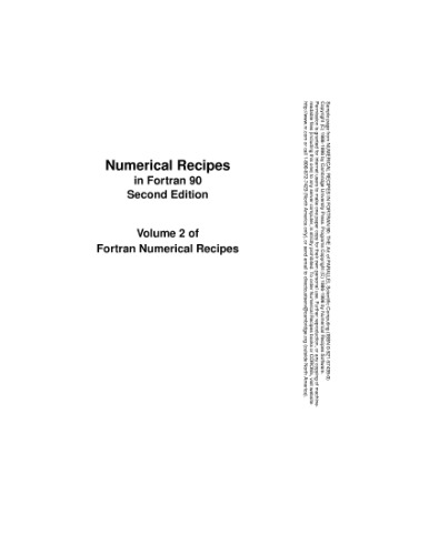 Numerical recipes in Fortran 77