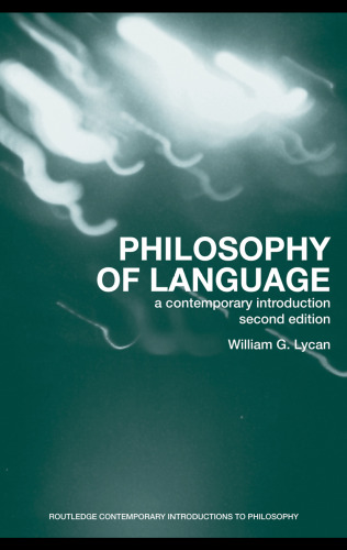 Philosophy of Language - A Contemporary Introduction