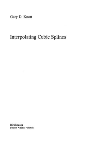 Interpolating cubic splines