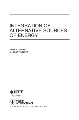 Integration of Alternative Sources of Energy