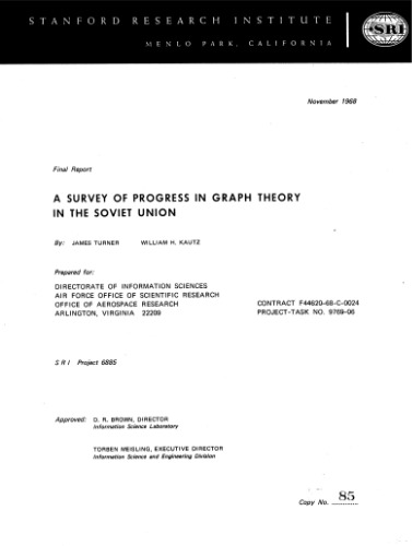 A survey of progress in graph theory in the Soviet Union