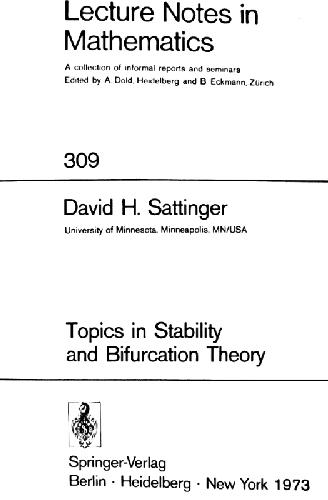 Topics in Stability and Bifurcation Theory