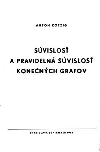 Suvislost a pravidelna suvislost konecnych grafov