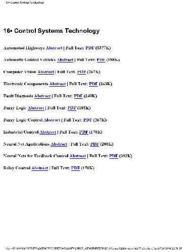 16.Control Systems Technology