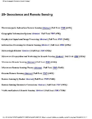 25.Electromagnetic Subsurface Remote Sensing