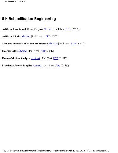 51.Rehabilitation Engineering