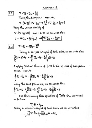 Advanced Engineering Electromagnetics - Solutions