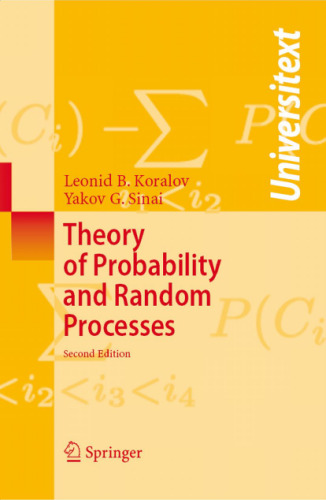 Theory of probability and random processes