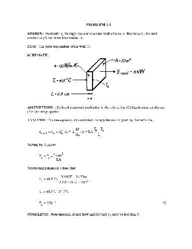 Fundamental os Heat and Mass Transfer [