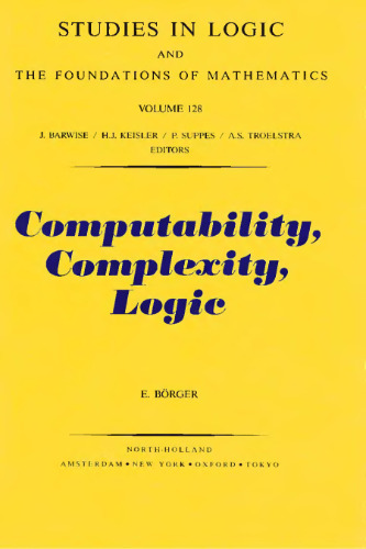 Computability, Complexity, Logic