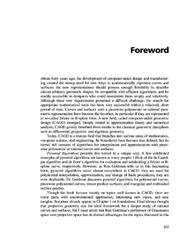 Pyramid Algorithms: A Dynamic Programming Approach to Curves and Surfaces for Geometric Modeling (The Morgan Kaufmann Series in Computer Graphics)