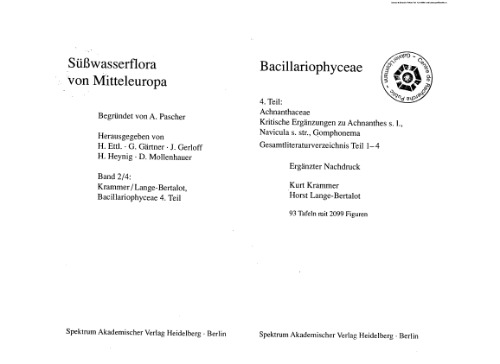 Bacillariophyceae 4 teil 