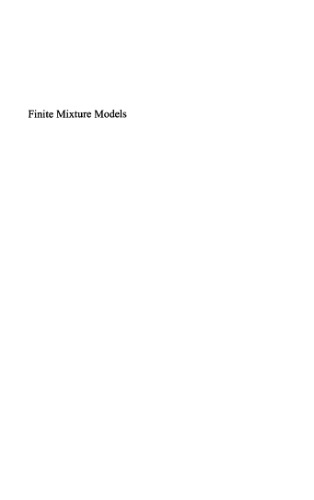 Finite Mixture Models