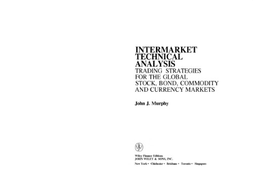 Intermarket Technical Analysis - Trading Strategies