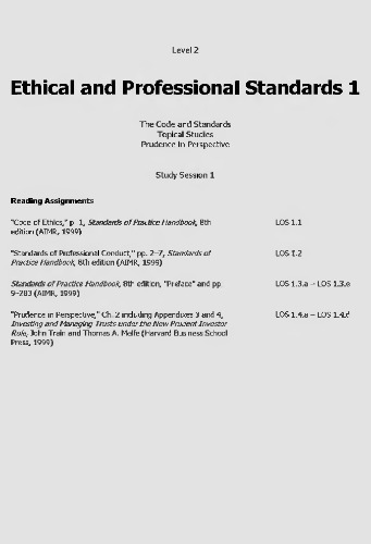 Ethical & professional Standarts