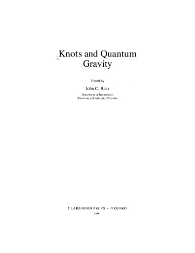 Knots and Quantum Gravity