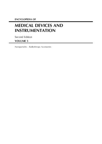 Encyclopedia of Medical Devices and Instrumentation